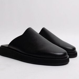 Minimal Black Slide Sandals product photo