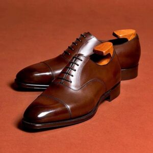 Polished Brown Oxford Shoes product photo